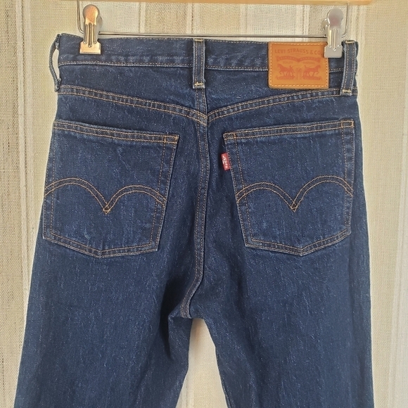 Levi's‎ Premium High Waisted Button Fly Straight Leg Jeans Size 25 - Picture 7 of 12